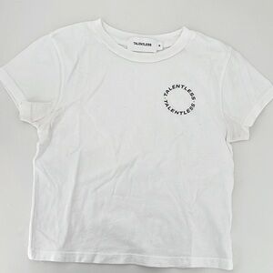 Talentless Logo crop top
